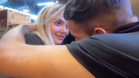 A well-known Russian YouTuber shared footage from China showing an attempt at forced kissing,