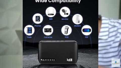 Mini UPS DC 20000mAh Battery Backup & Surge Protector Uninterruptible Power Supp