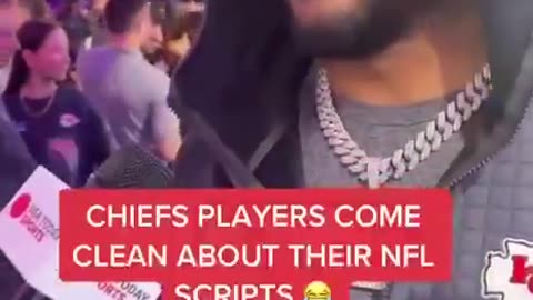 CHIEFS PLAYERS COME CLEAN ABOUT THEIR NFL SCRIPTS