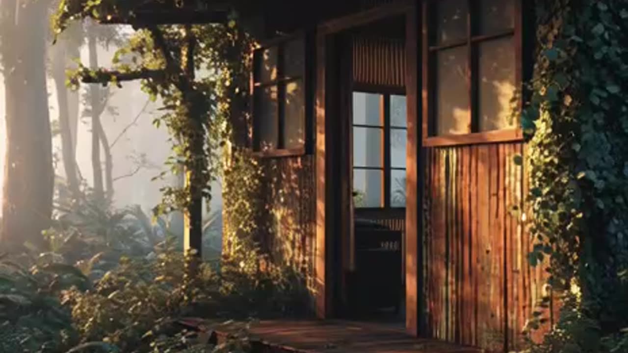 Jungle Cabin Made From Shipping Containers