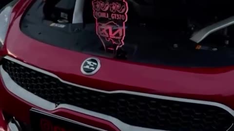 Kia Stinger - Custom LED Bonnet/Hood Holder Prop Display Video Showcase. 🎥🚗❤️