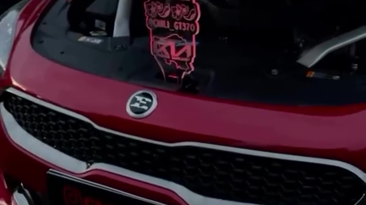 Kia Stinger - Custom LED Bonnet/Hood Holder Prop Display Video Showcase. 🎥🚗❤️