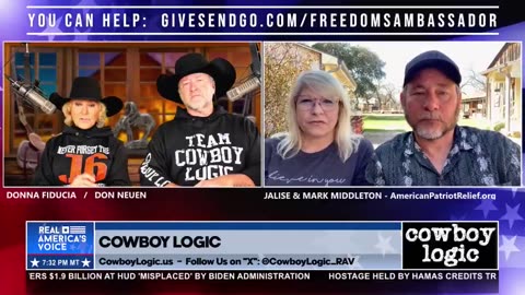 COWBOY LOGIC TALK TO J6ERS JALISE AND MARK MIDDLETON