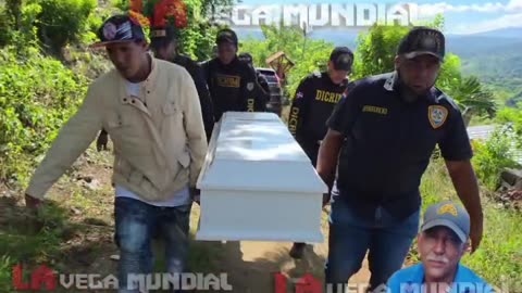 Agentes del DICRIM retiran ataúd Emenegildo Cepeda