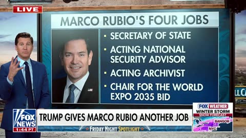 🚨 Secretary Marco Rubio's 4th new job!