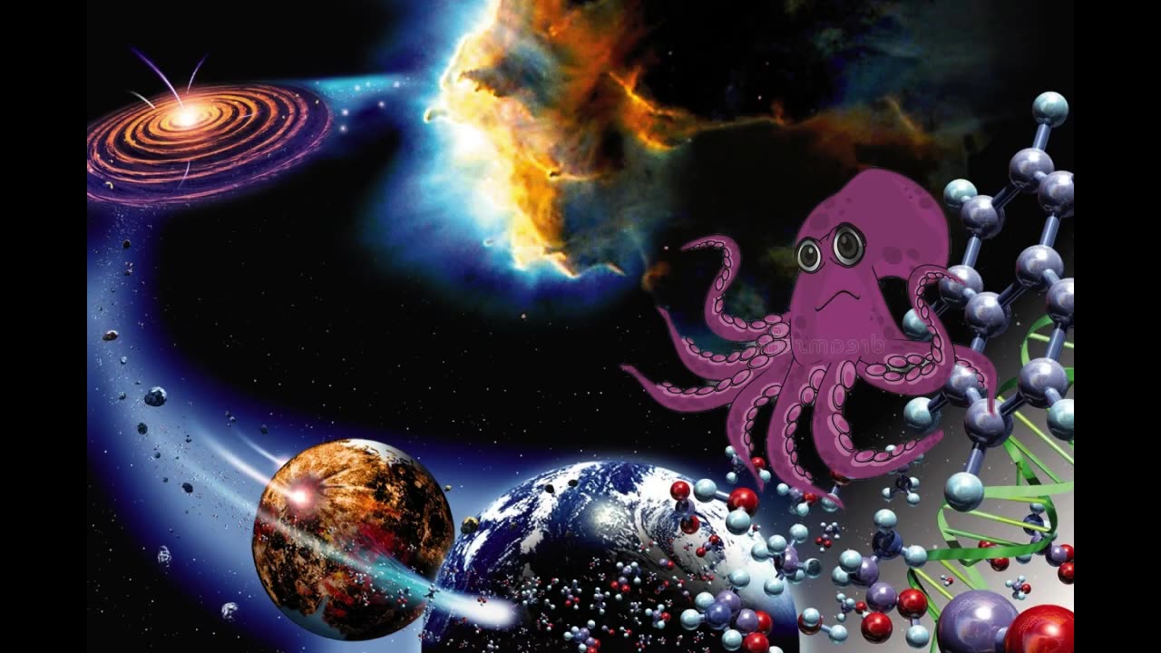 La gentille comète et le complot quantique du méchant poulpe prédateur