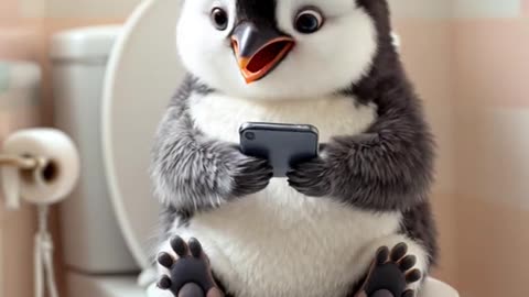 Adorable Penguin Singing APT Funn