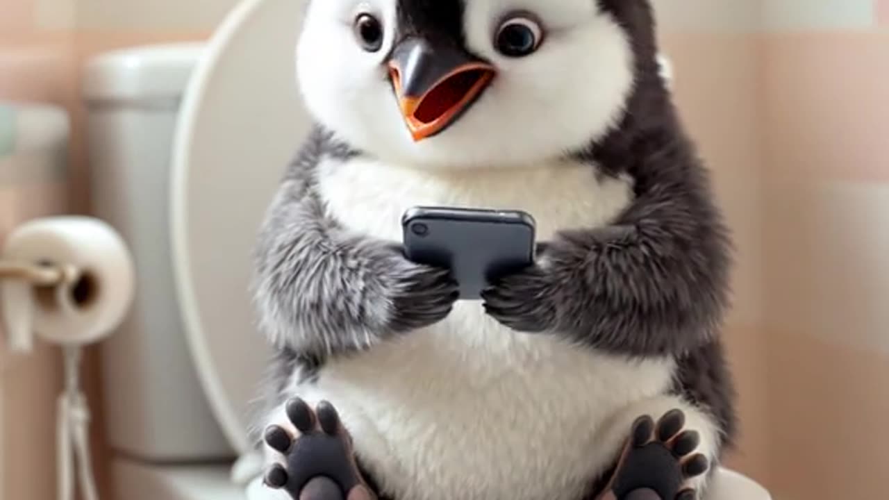 Adorable Penguin Singing APT Funn