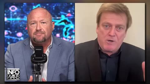 Patrick Byrne and Alex Jones