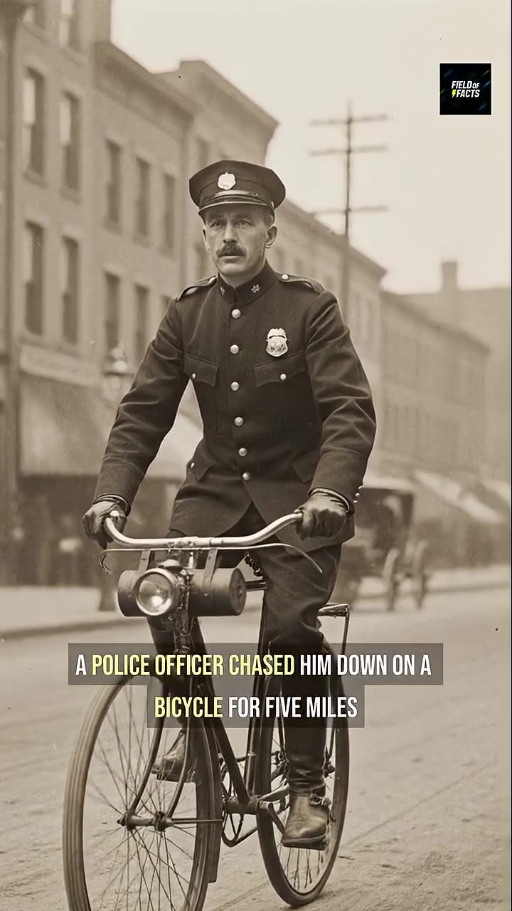 THE FIRST PERSON THAT WAS EVER CAUGHT SPEEDING