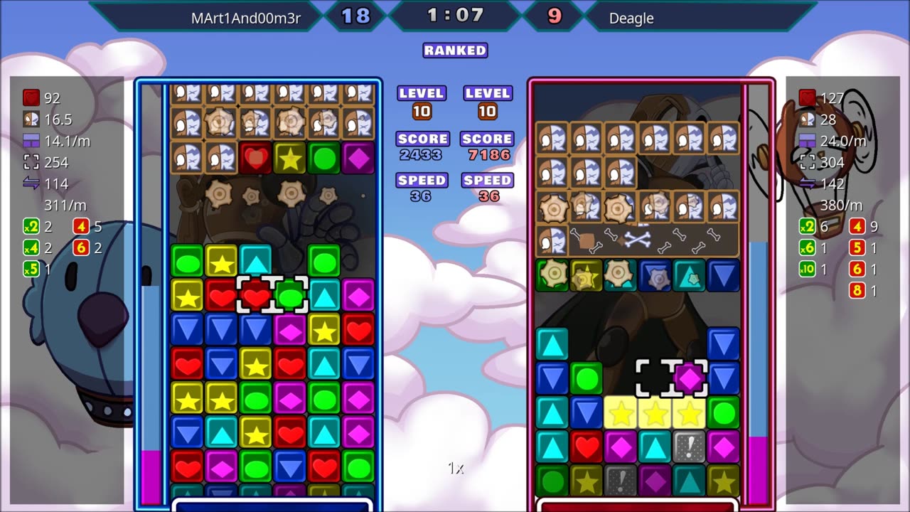 Panel Attack 2-Player (11-18-2025): MArt1And00m3r vs. Deagle