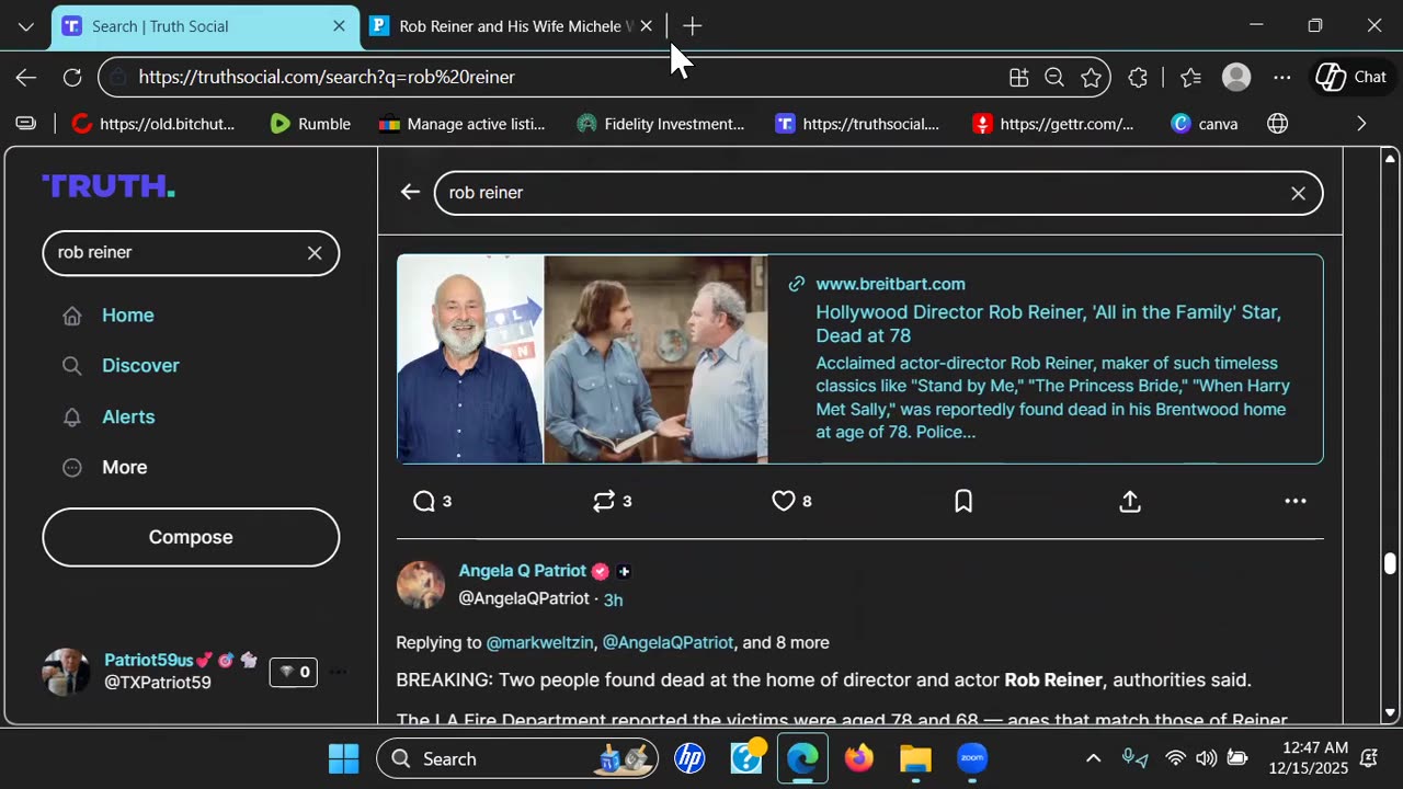 What went wrong? Rob Reiner Murder