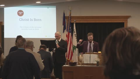 Sunday School. Pastor Troyer; Christ is Born