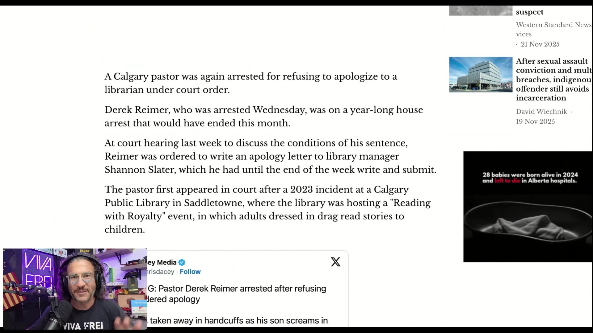 Meanwhile in Canada: Pastor ARRESTED for Refusing to Apologize, and Government Transing Your kids!