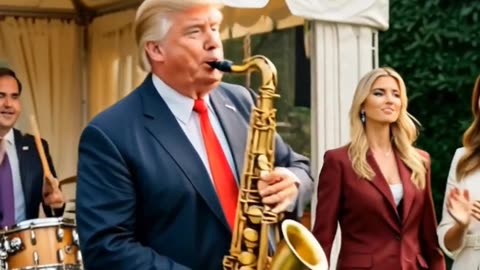 Trump on sax - Zelensky leads the dance at White House