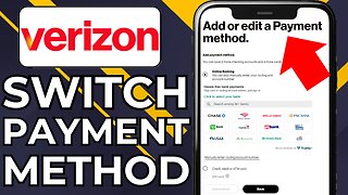 HOW TO CHANGE VERIZON PAYMENT METHOD