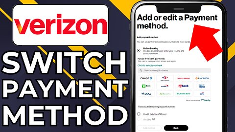 HOW TO CHANGE VERIZON PAYMENT METHOD