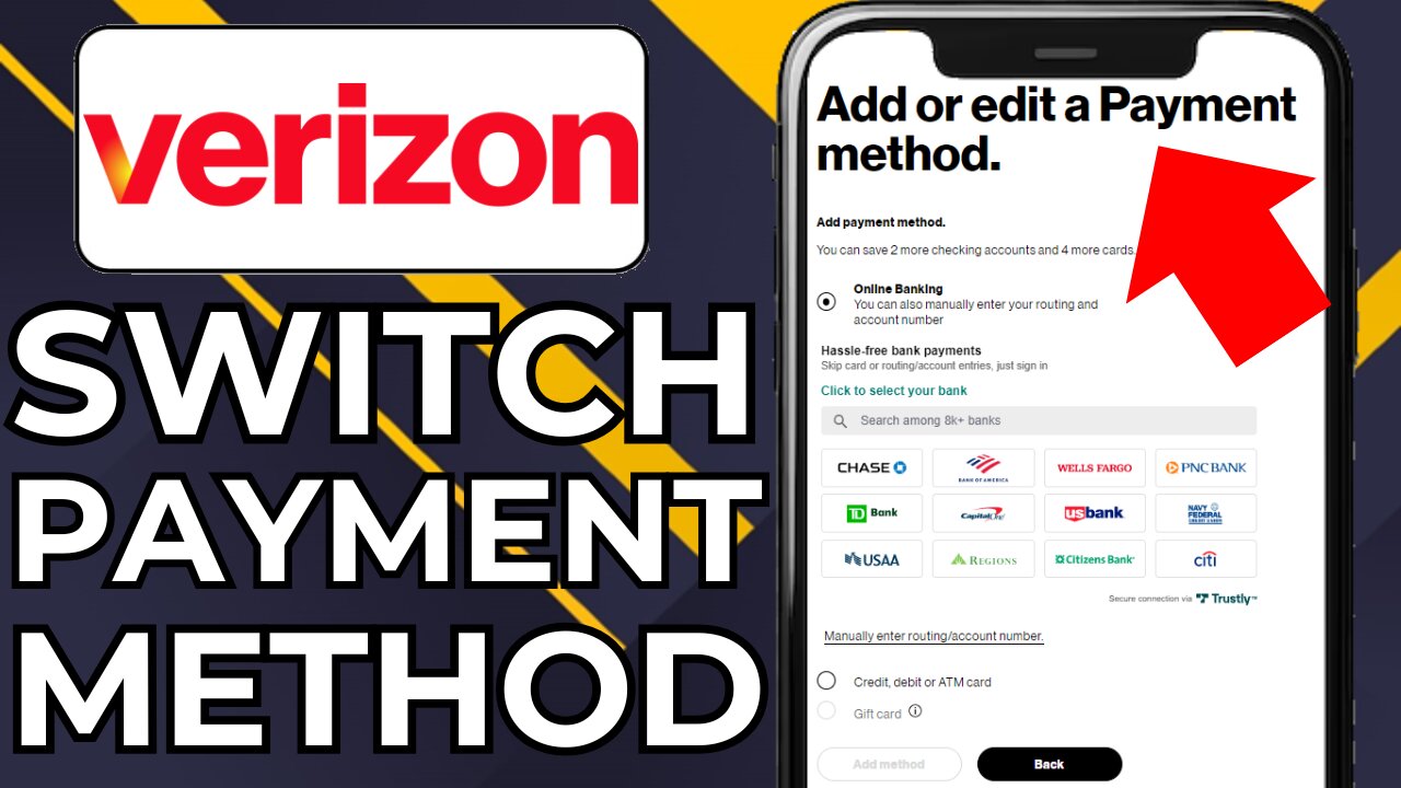 HOW TO CHANGE VERIZON PAYMENT METHOD