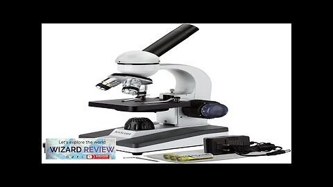 AmScope M150 Series Portable LED Monocular Student Compound Microscope 40X-1000X Review