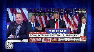Watch Alex Jones Predict The Future On Election Night 2016
