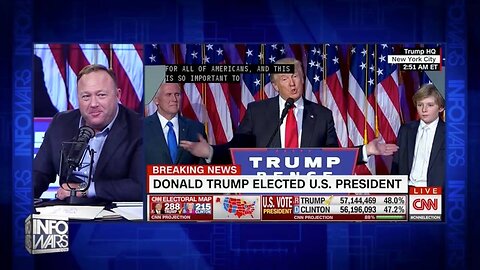 Watch Alex Jones Predict The Future On Election Night 2016