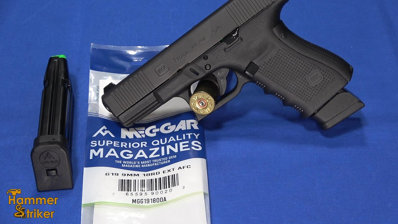 NEW Steel Magazine for Glock From Mecgar! 18rd Glock 19 Mag