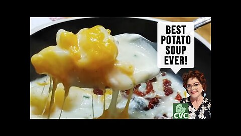 THE BEST Potato Soup EVER, Creamy & Delicious, Southern Style Cooking Channel