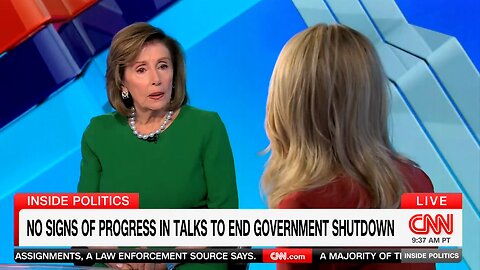 Nancy Pelosi Asked POINT BLANK About Gov't Shutdown
