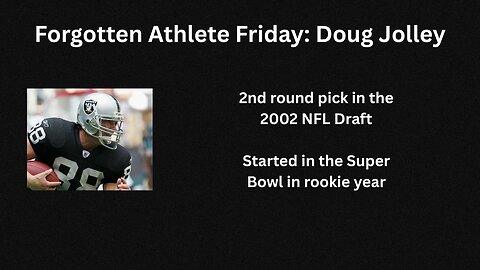 Forgotten Athlete Friday #209: Doug Jolley