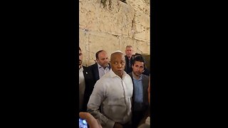 New York Mayor Eric Adams in Israel: “I served you.”