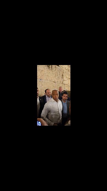 New York Mayor Eric Adams in Israel: “I served you.”