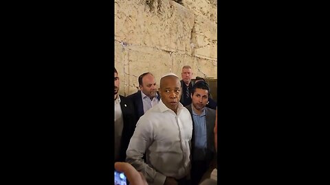 New York Mayor Eric Adams in Israel: “I served you.”