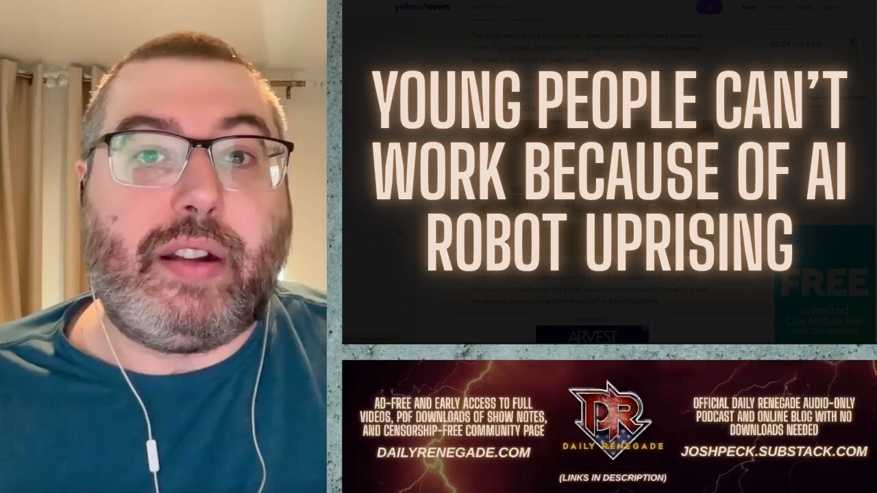 Robots Infiltrating Trade Jobs and Tanking the Economy | DR Update