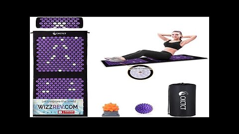 Extra Long Yoga Acupressure Mat SetMassage Acupuncture Mat LargeMagnetic Mat Acupressure Review