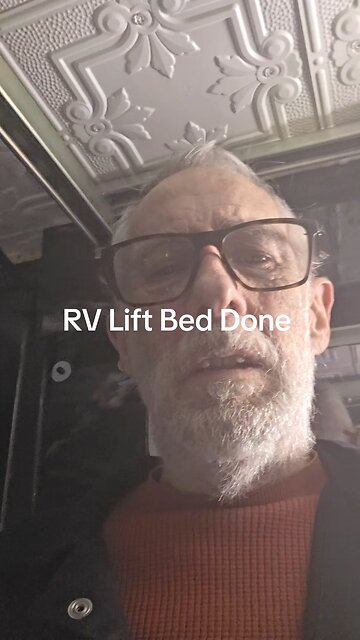 RV Lift Bed Done