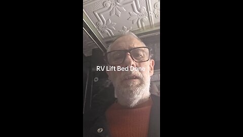 RV Lift Bed Done