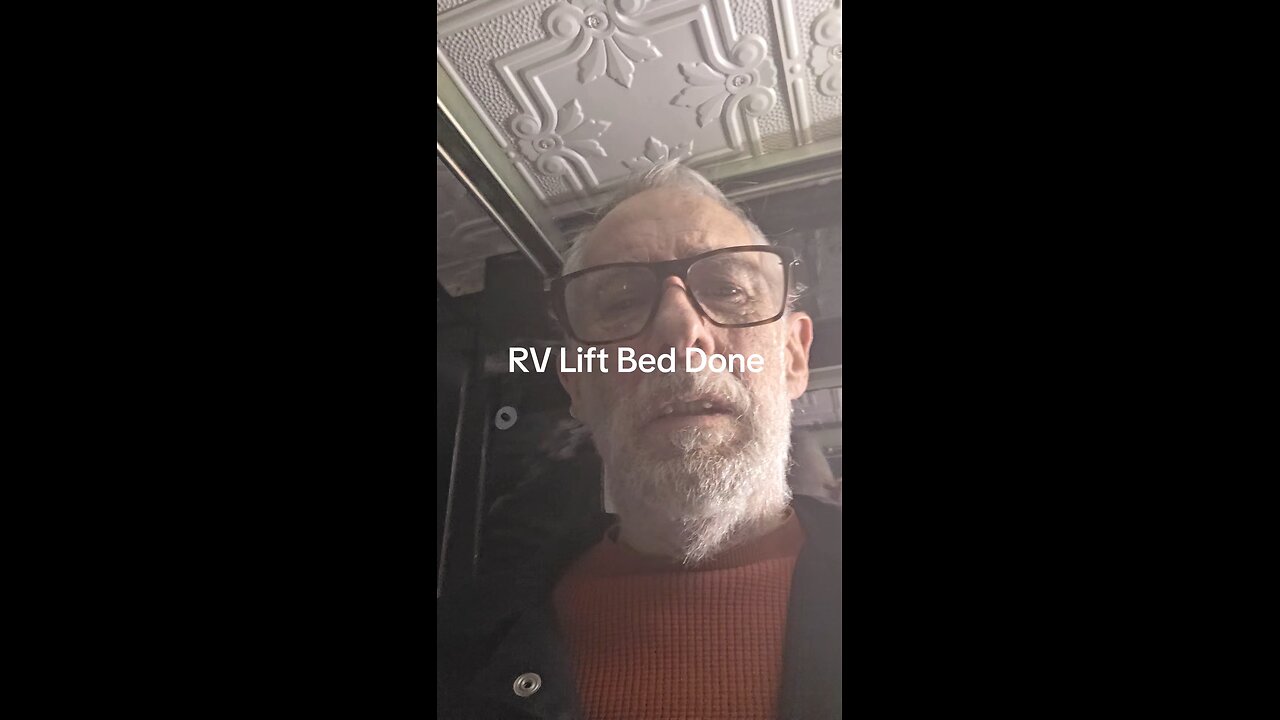 RV Lift Bed Done