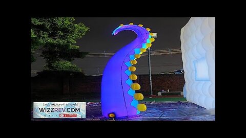 Giant 13.1FT Lighting Inflatable Octopus Tentacle Octopus arm Leg with Blower Review