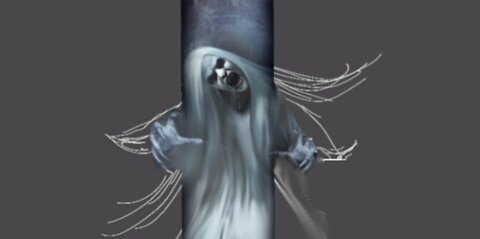 Ghost painting process