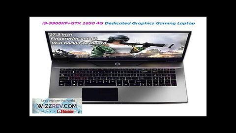 Gaming Laptop 17.3" 1920x1080 IPS i9-9900KF+GTX 1650 4G Dedicated Graphics Gamer PC Review