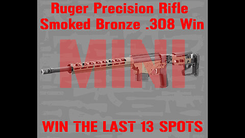 Ruger Precision Rifle MINI #4 FOR THE LAST 13 SPOTS IN THE MAIN WEBINAR