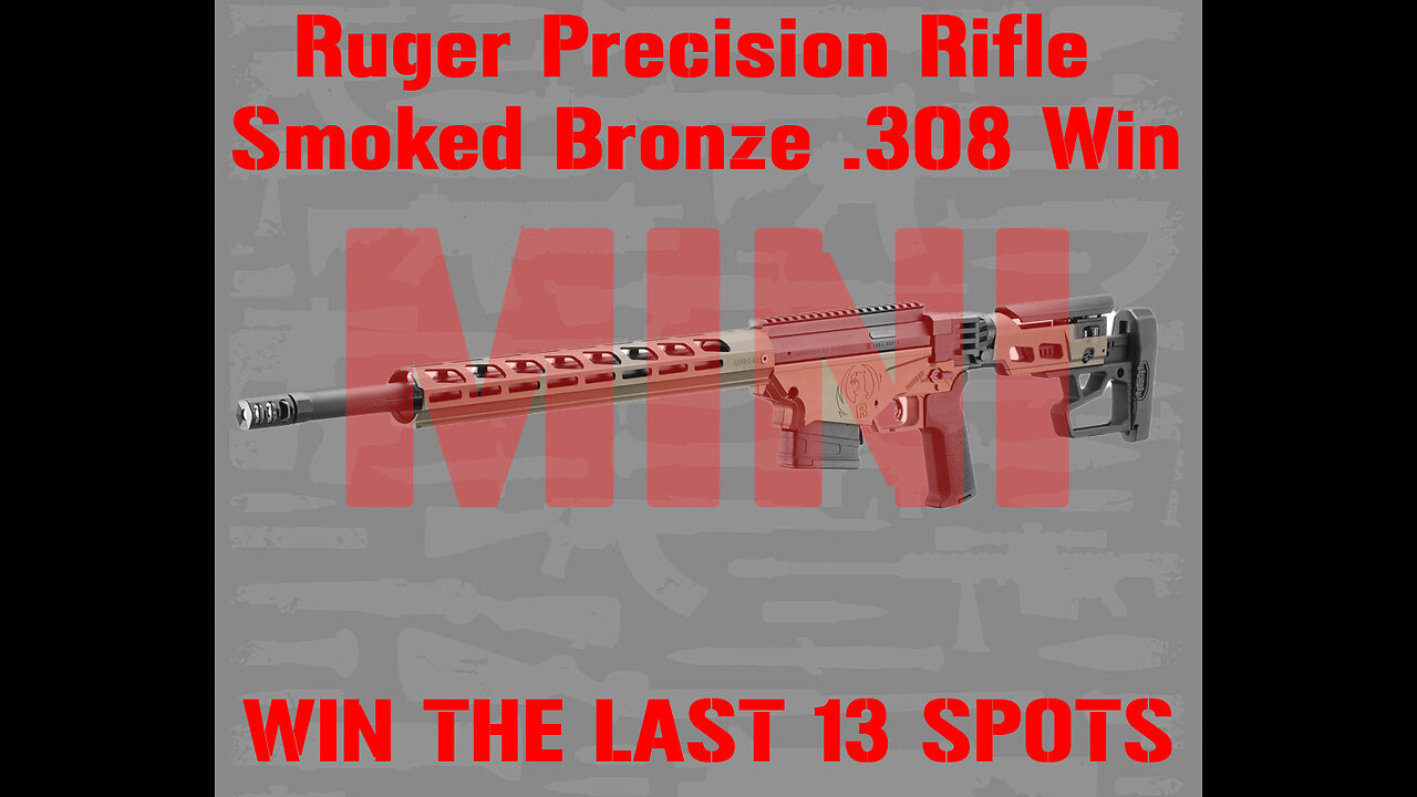 Ruger Precision Rifle MINI #4 FOR THE LAST 13 SPOTS IN THE MAIN WEBINAR