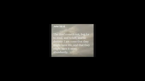“I have come that they may have life” - Jesus