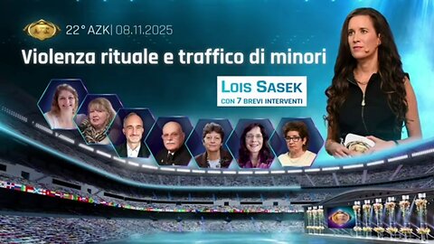 Violenza rituale e traffico di minori - Lois Sasek con 7 brevi interventi - Parte 2