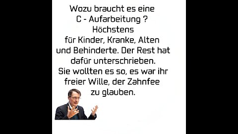 Lauterbach sollte ins Gefängnis wegen Genozid