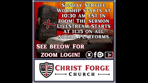 Christ Forge Church Sunday Service