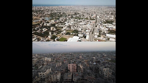 El antes y después de Gaza tras dos años de ofensiva israelí