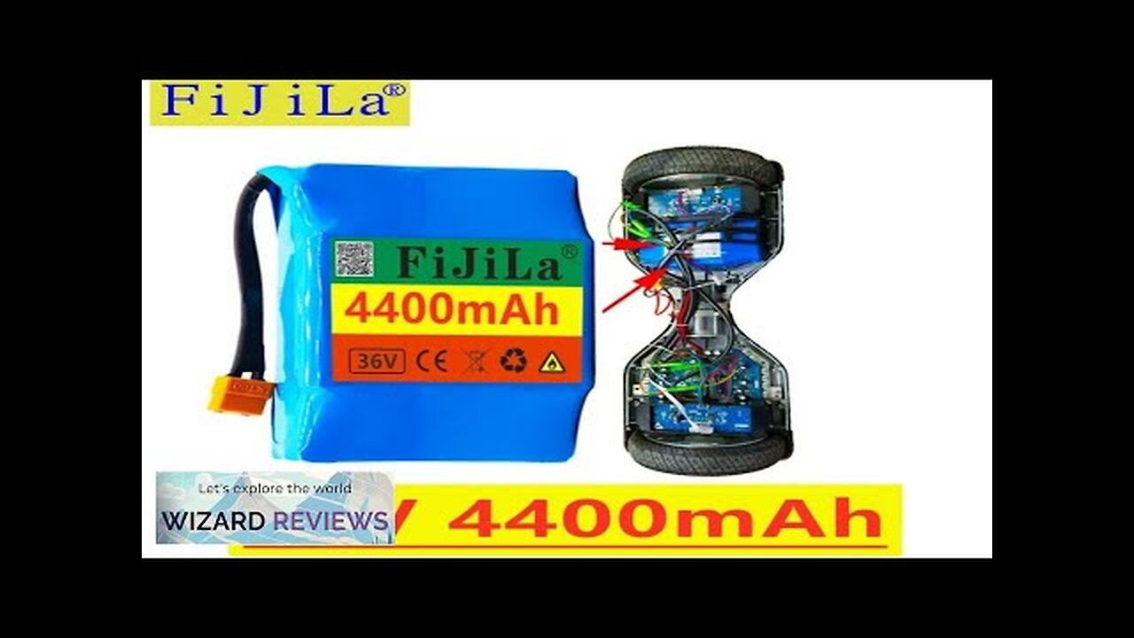 100% New 10S2P 36v Lithium Ion Battery 4400 MAh 4.4 AH Review