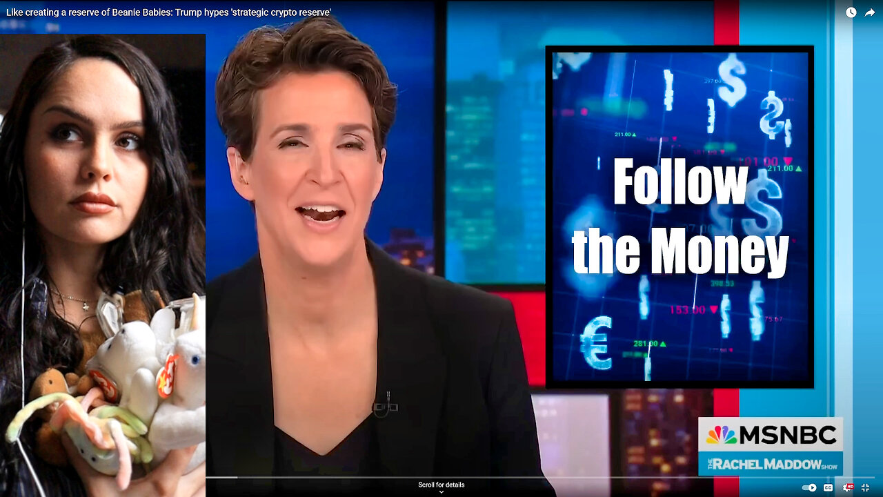 Rachel Maddow Is COMING For Your Bitcoin, Crypto & Beanie Babies!! (She’s An Idiot)