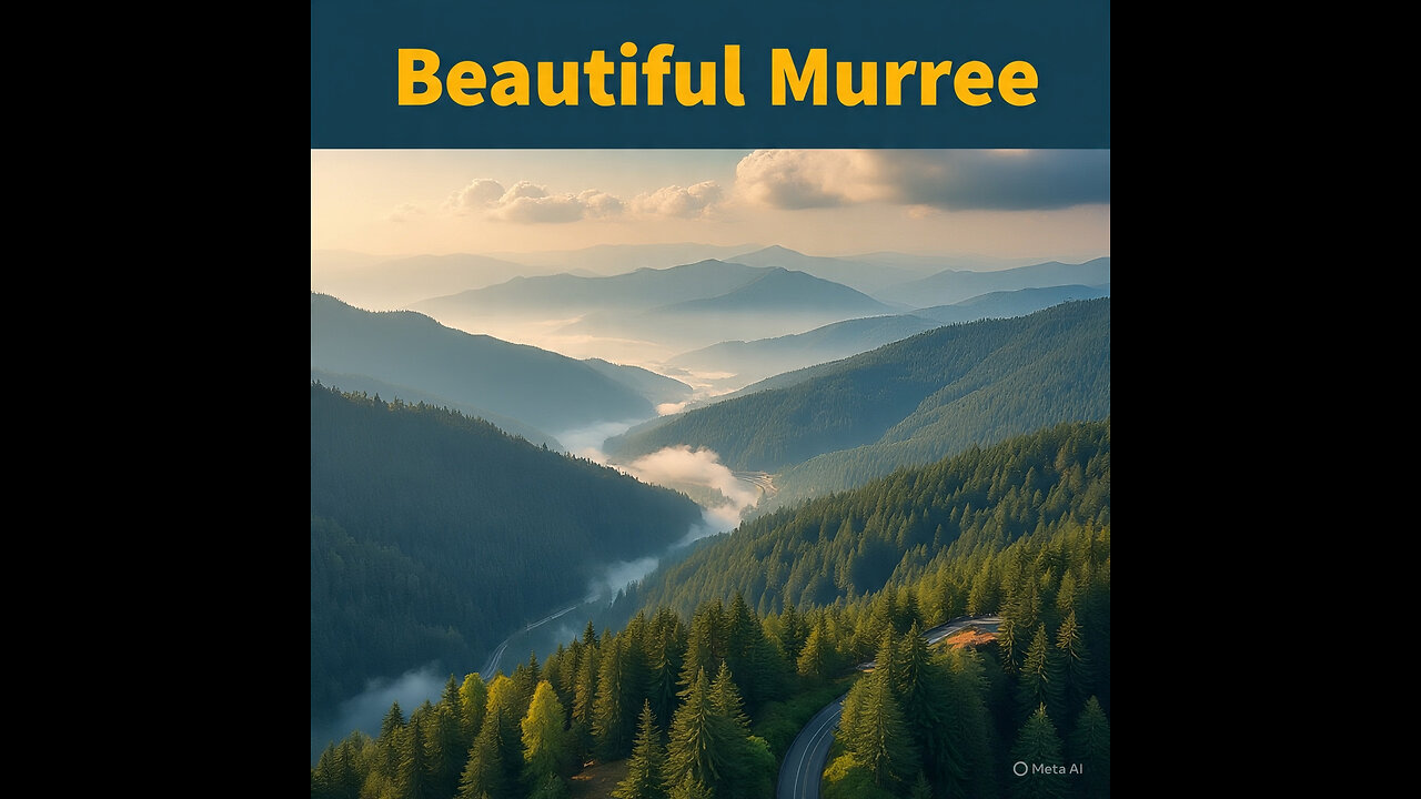 Beautiful Murree from the Eye of a Drone | Scenic Aerial Views of Murree Hills, Pakistan